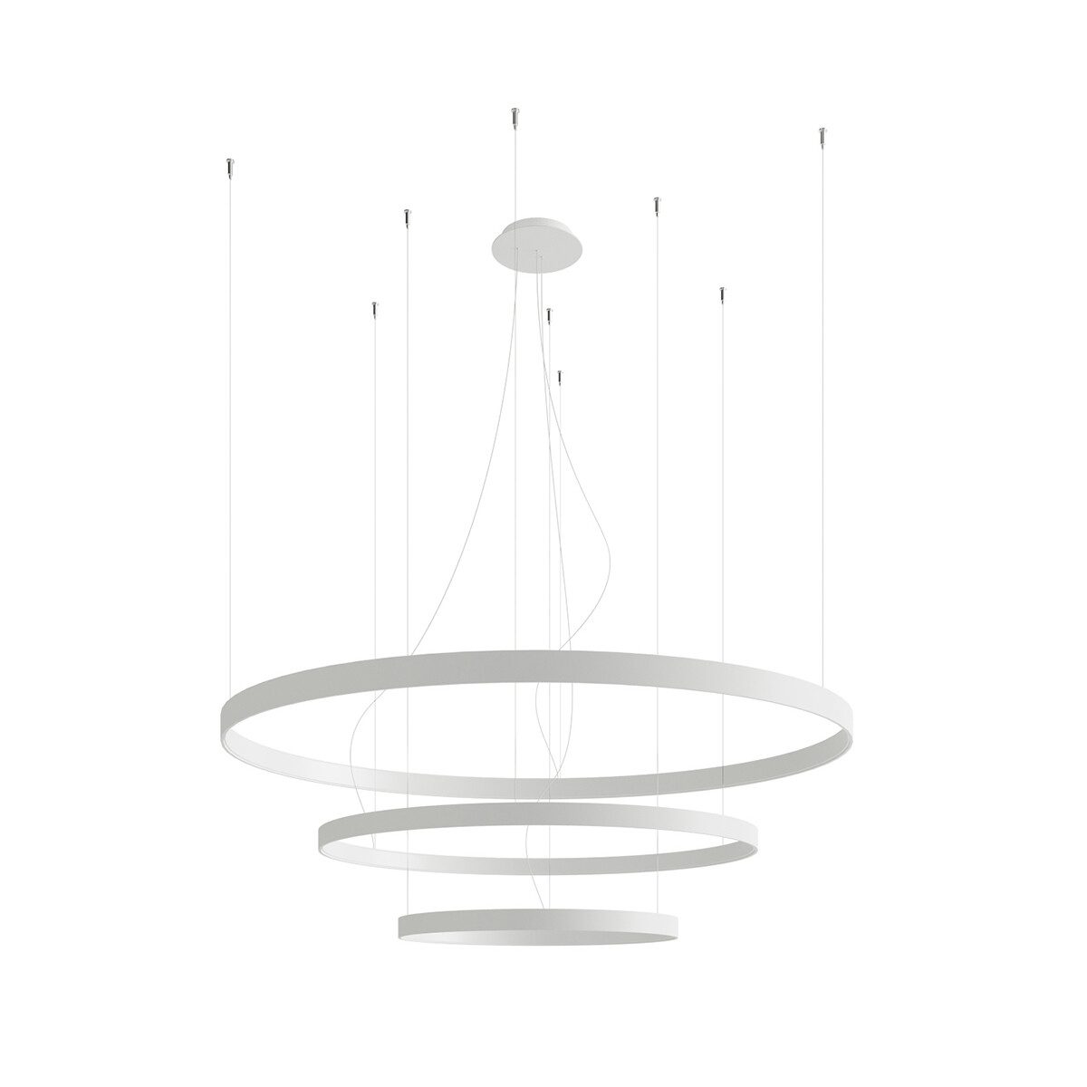 Kronleuchter RIO 3 55/78/110 weiß LED 3000K