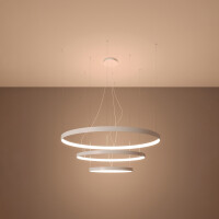 Kronleuchter RIO 3 55/78/110 weiß LED 3000K 3