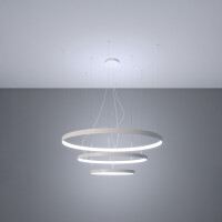 Kronleuchter RIO 3 55/78/110 weiß LED 4000K 3