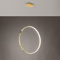 Hängeleuchte RIO 78 poliert gold LED 3000K 3