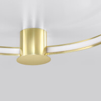 Deckenleuchte RIO 78 poliert gold LED 3000K 6