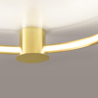 Deckenleuchte RIO 78 poliert gold LED 3000K 7