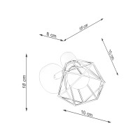 Wandleuchte ARTEMIS 1 weiß 5