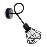 Wandleuchte ARTEMIS 1S schwarz gallery