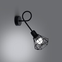 Wandleuchte ARTEMIS 1S schwarz 3