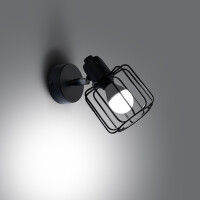 Wandleuchte BELUCI 1 schwarz 3