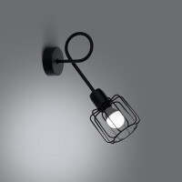 Wandleuchte BELUCI 1S schwarz 3
