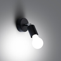 Wandleuchte FORNES 1 schwarz 3