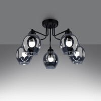 Kronleuchter FILLAN 5 schwarz 3