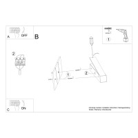 Wandleuchte PINNE 200 grau 7