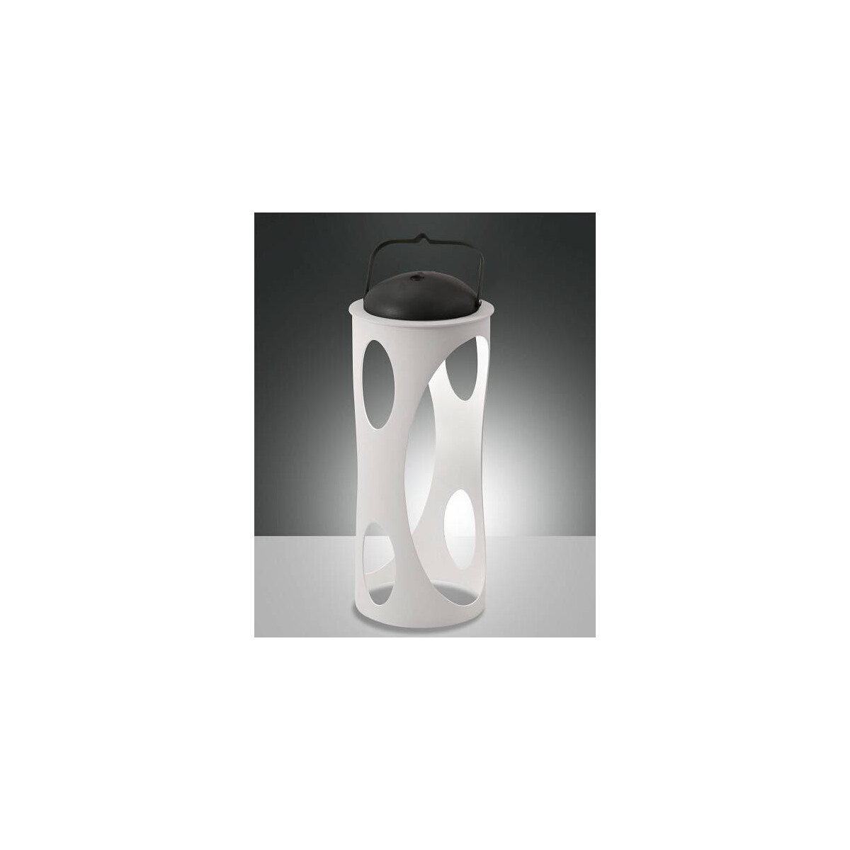 Fabas Luce Caddy Akku-Modul-Leuchte LED 1x3W Metall- und Polycarbonatstruktur weiß