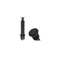 LIFT BOX Möbelsteckdosemit USB Farbe schwarz 2