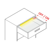 LED Polarus 964 mm 9 Watt Schubkastenbeleuchtung 8