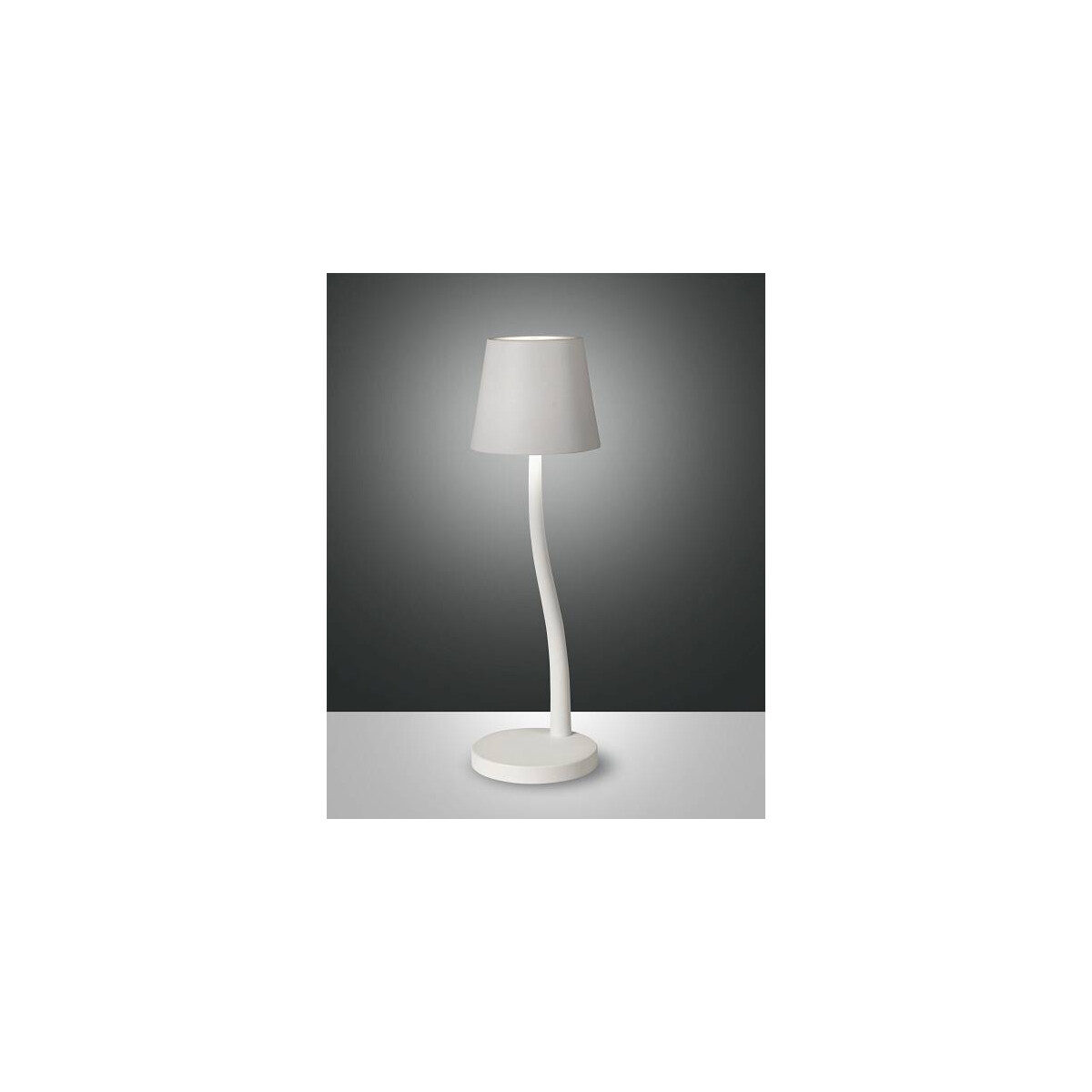 Fabas Luce JUDY Akku Tischleuchte LED 1x3W weiß