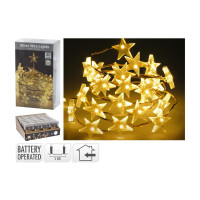 LED Lichterkette mit 20 Sternen Batterie gallery