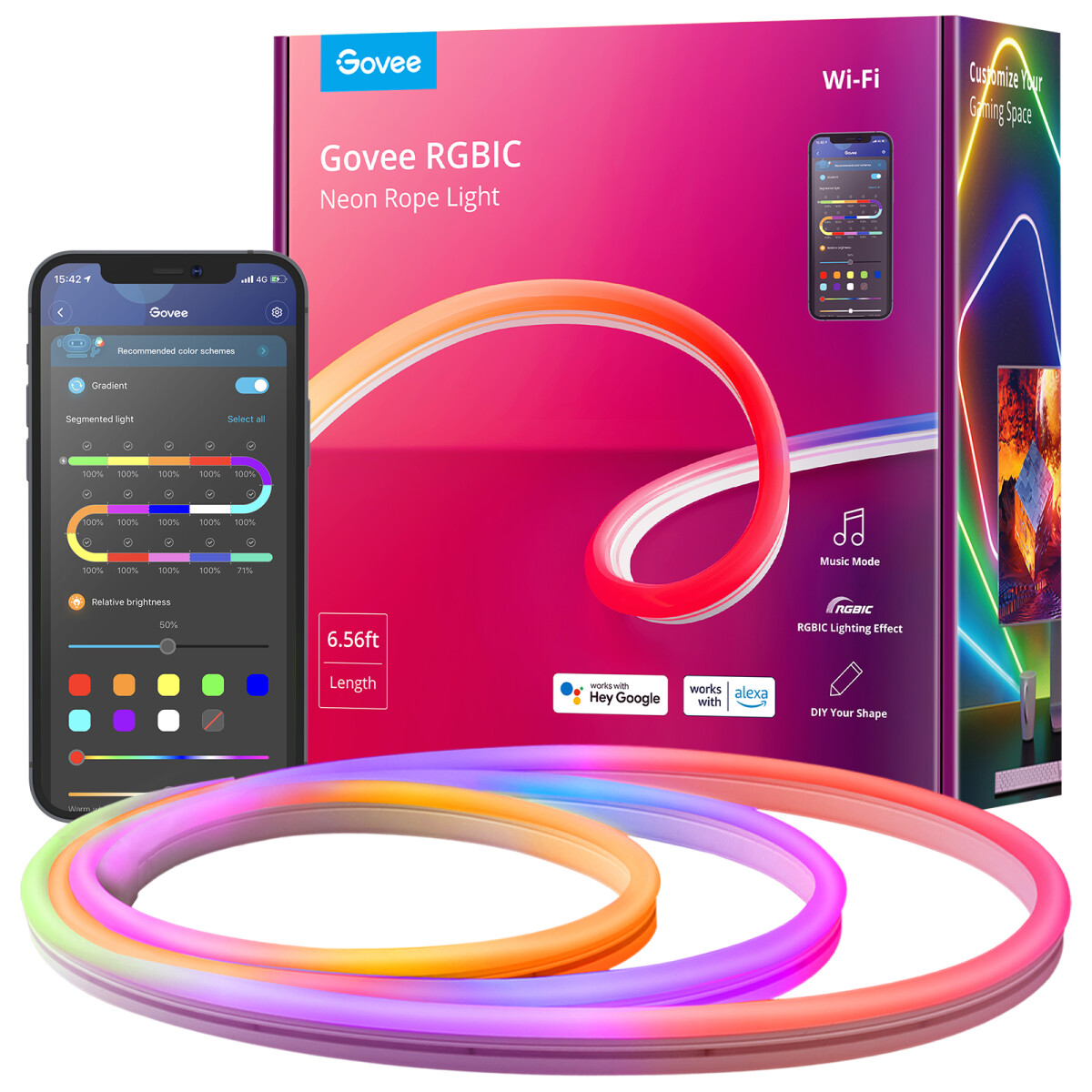 Govee Neon Rope 2 meter Smart Home