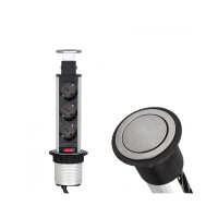 LIFT BOX 3x Schuko Möbelsteckdose F gallery