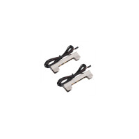 LED Glasbodenbeleuchtung Set Metall Clip warmweiss 2