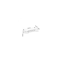LED Glasbodenbeleuchtung Set Metall Clip kaltweiss 4