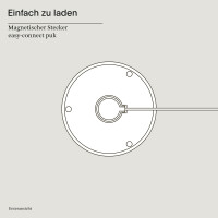 Akku-Tischleuchte Nudrop 210mm mini dünenbeige 4