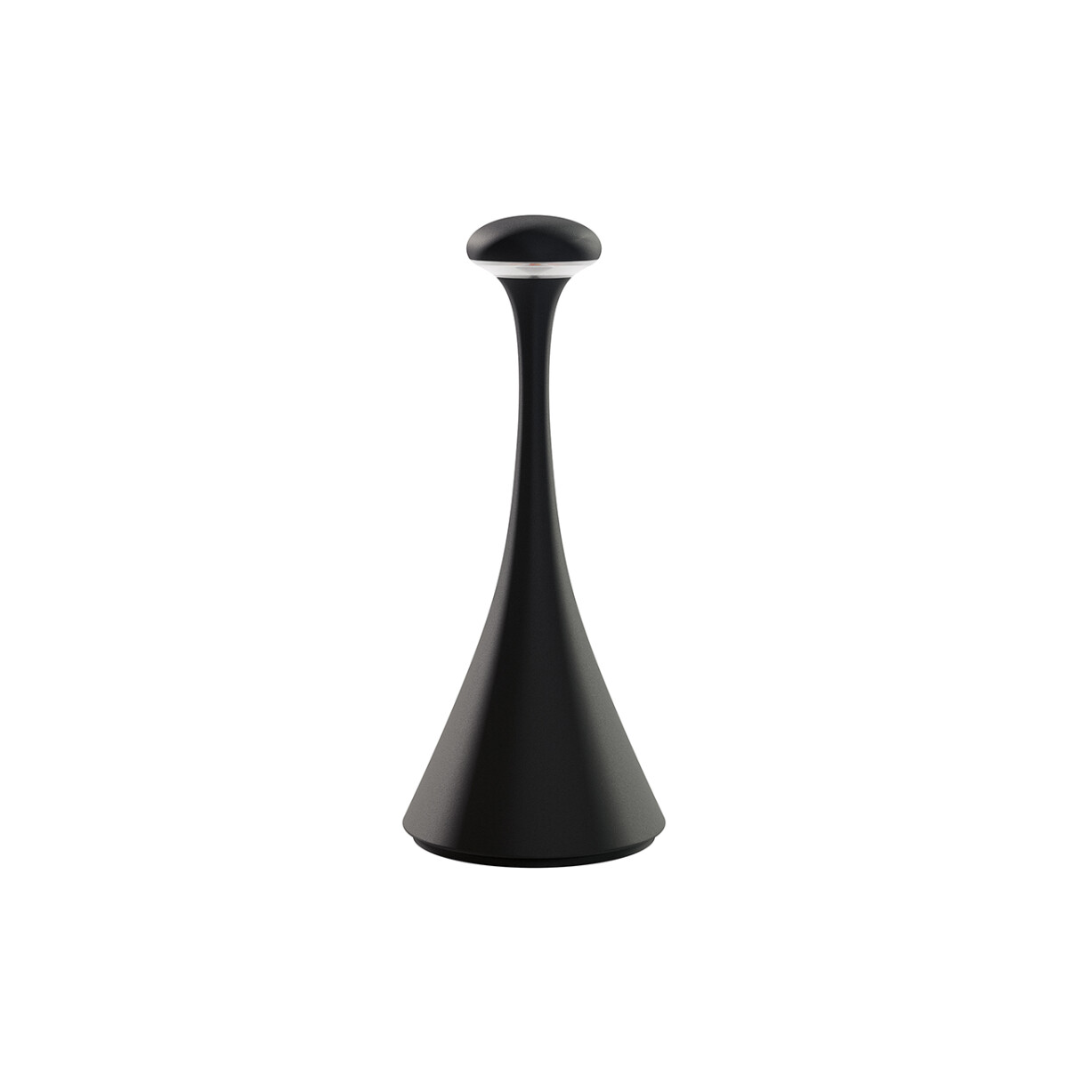Sigor Akku Tischleuchte Nudrop Mini IP54 21 cm Höhe 1,8W Flex-Mood 2200/2700K nachtschwarz