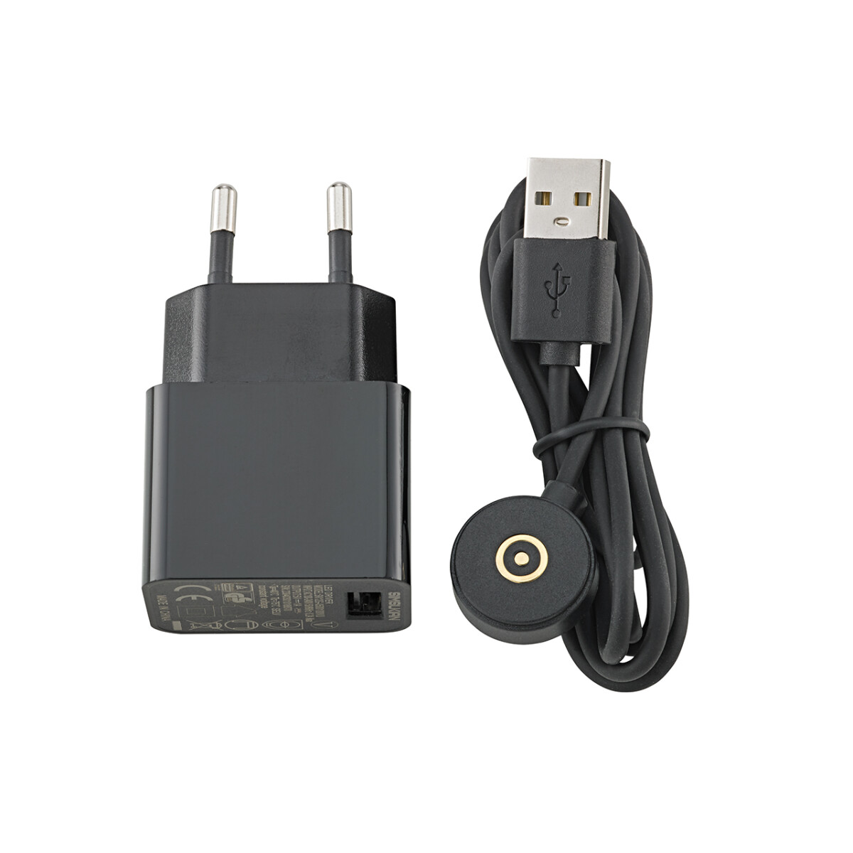 Nuindie Easy-Connect Puk Ladekabel inkl Netzteil schwarz