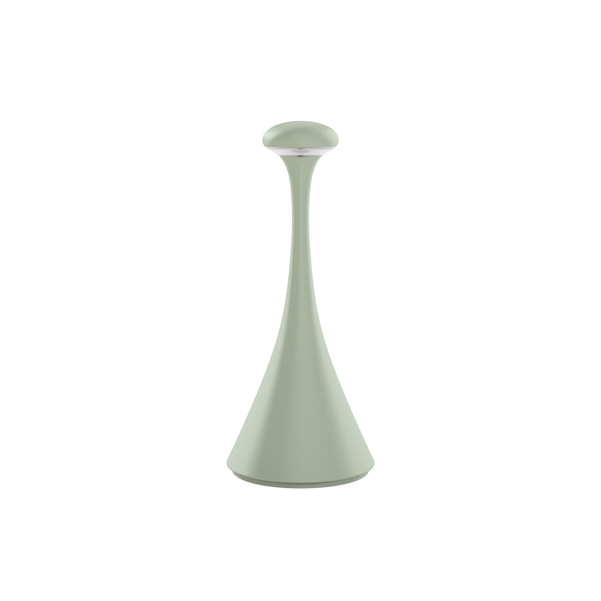 Sigor Akku Tischleuchte Nudrop Mini IP54 21 cm Höhe 1,8W Flex-Mood 2200/2700K salbeigrün