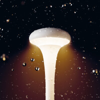 Akku-Tischleuchte Nudrop 210mm mini sonnengelb 5