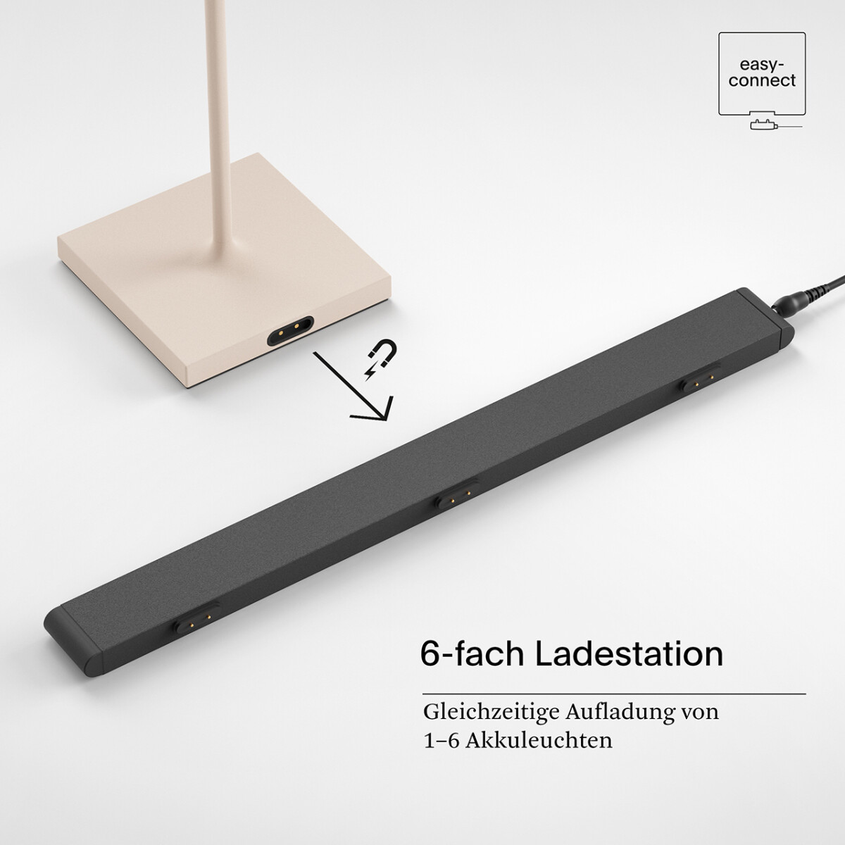 Nuindie Easy-Connect 6-Fach Charger 335x30x15