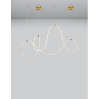Nova Luce 9082093 Cerelia LED Pendelleuchte Messing Gold 4
