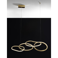 Nova Luce 9248111 Girish LED Pendelleuchte Gold 4
