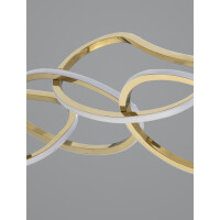 Nova Luce 9248111 Girish LED Pendelleuchte Gold 8