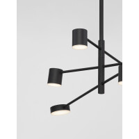 Nova Luce 9080121 Nordik LED Pendelleuchte Schwarz 3