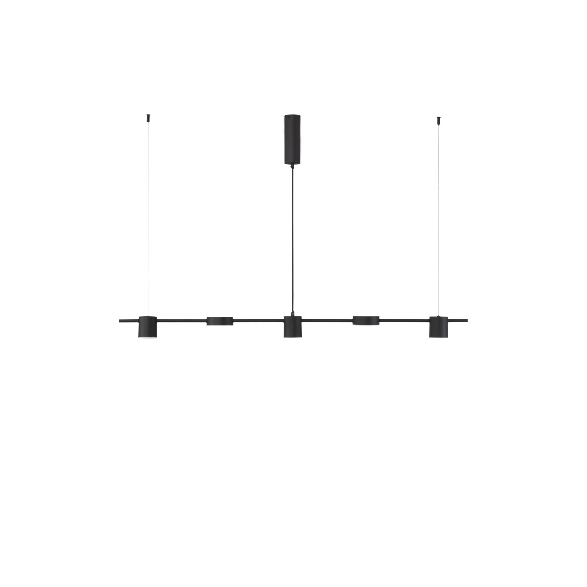 Nova Luce 9080123 Nordik LED Pendelleuchte Schwarz