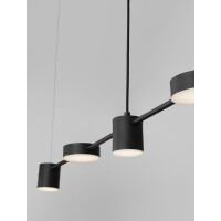 Nova Luce 9080123 Nordik LED Pendelleuchte Schwarz 4
