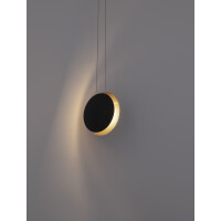Nova Luce 9695248 Shell LED Pendelleuchte Schwarz, Gold 2