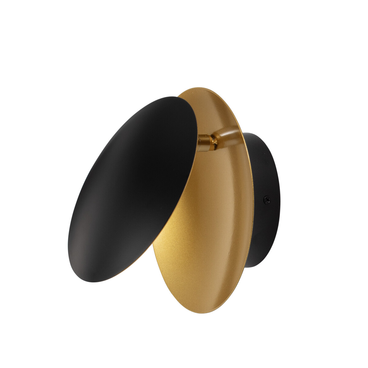 Nova Luce 9695247 Shell LED Wandleuchte Schwarz, Gold