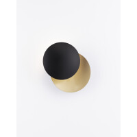 Nova Luce 9695247 Shell LED Wandleuchte Schwarz, Gold 3