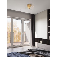 Nova Luce 9756711 Gatlin LED Deckenleuchte Messing Gold 2