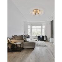 Nova Luce 9756712 Gatlin LED Deckenleuchte Messing Gold 2
