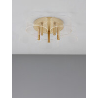 Nova Luce 9756712 Gatlin LED Deckenleuchte Messing Gold 4