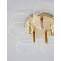 Nova Luce 9756712 Gatlin LED Deckenleuchte Messing Gold 5