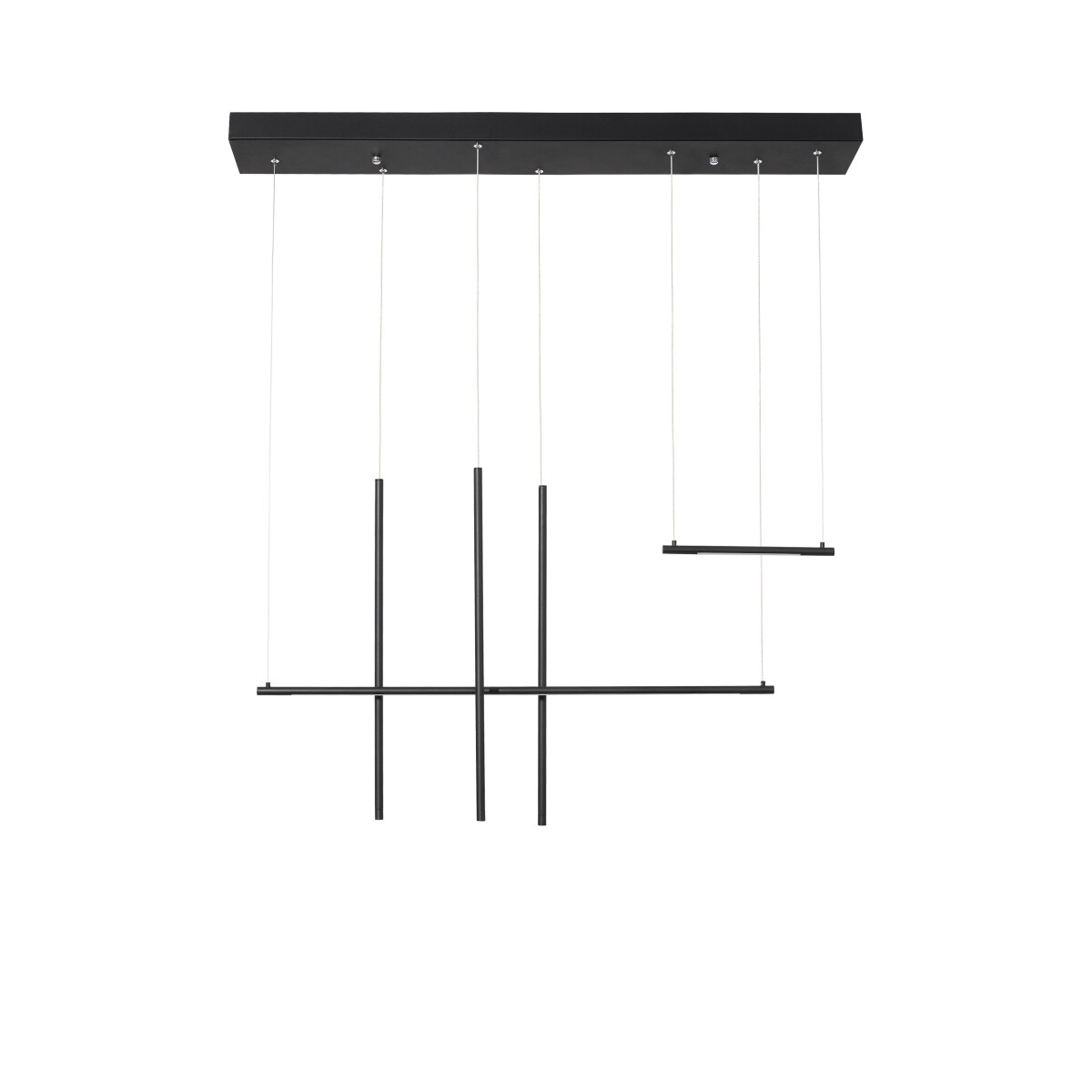 Nova Luce 9088105 Elettra LED Pendelleuchte Schwarz