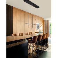 Nova Luce 9088105 Elettra LED Pendelleuchte Schwarz 2