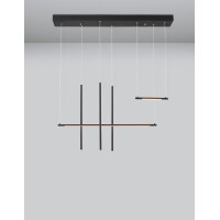 Nova Luce 9088105 Elettra LED Pendelleuchte Schwarz 4