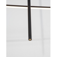 Nova Luce 9088105 Elettra LED Pendelleuchte Schwarz 8