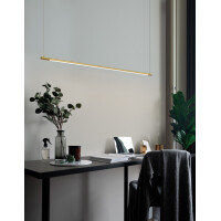 Nova Luce 9088102 Elettra LED Pendelleuchte Messing Gold 2