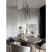 Nova Luce 9081802 Elettra LED Pendelleuchte Schwarz 2