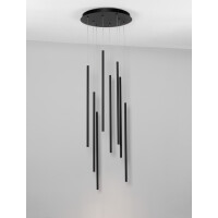 Nova Luce 9081802 Elettra LED Pendelleuchte Schwarz 4