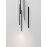 Nova Luce 9081802 Elettra LED Pendelleuchte Schwarz 5